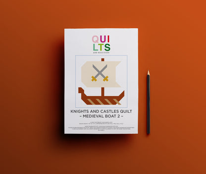 Medieval Boat 2 – PDF Quilt Block Pattern