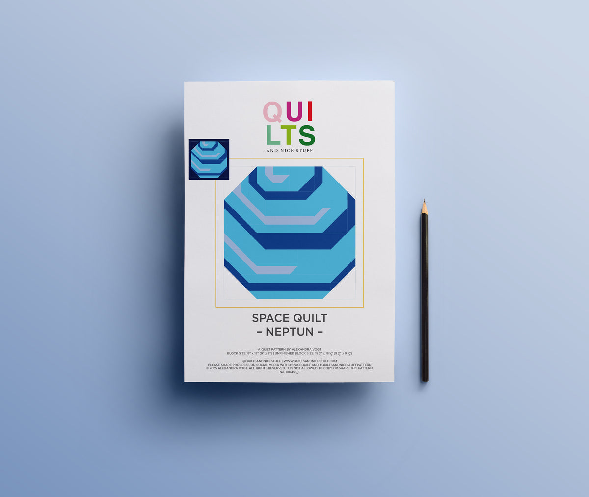 Neptun – PDF Quilt Block Pattern