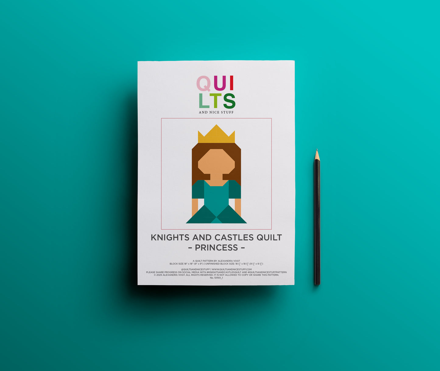 Princess – PDF Quilt Block Pattern