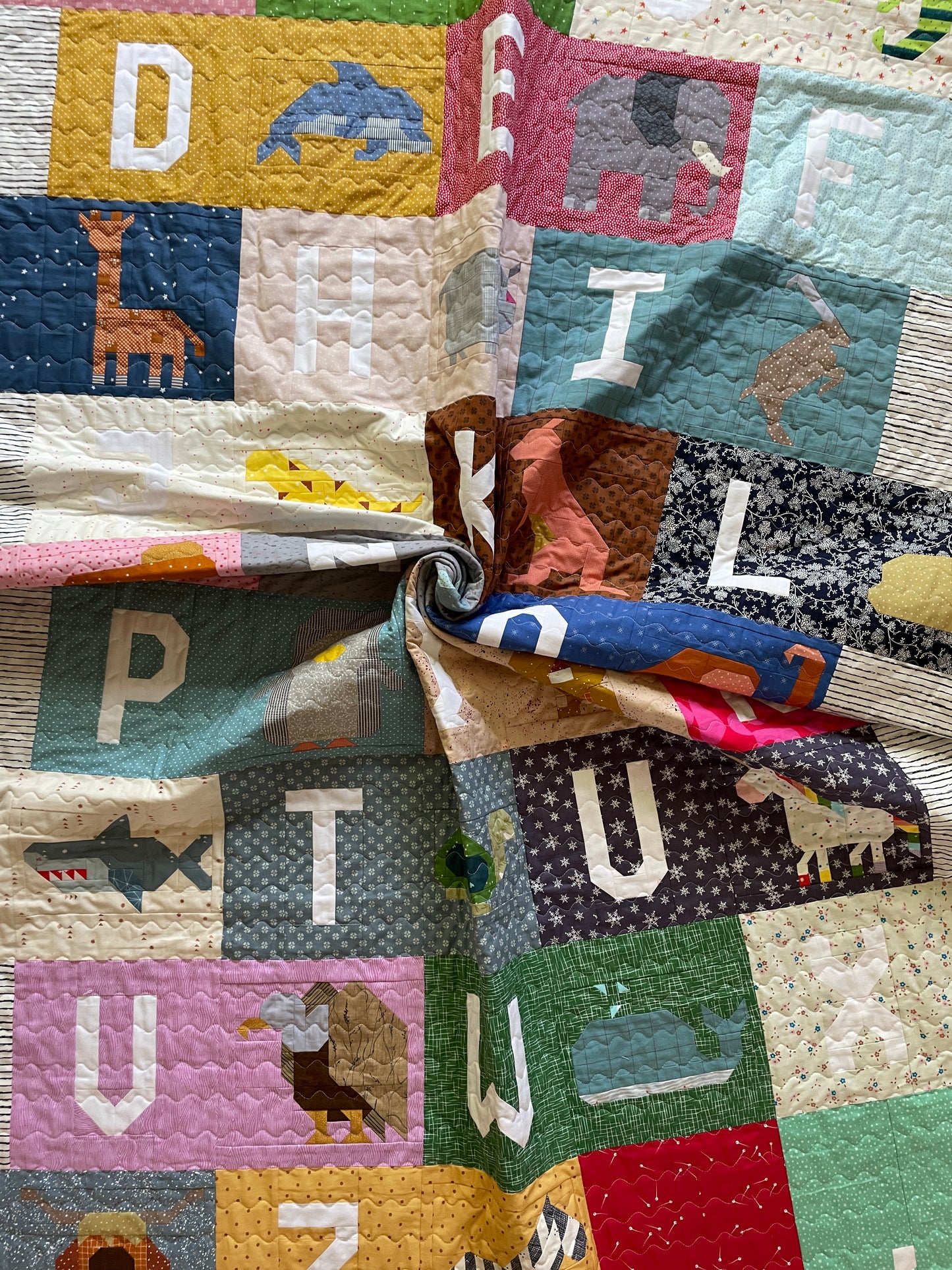 Axolotl – PDF Quilt Block Pattern