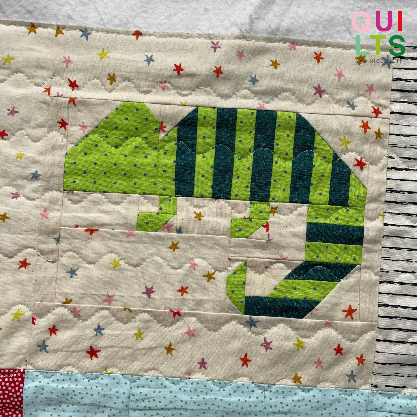 Chameleon – PDF Quilt Block Anleitung