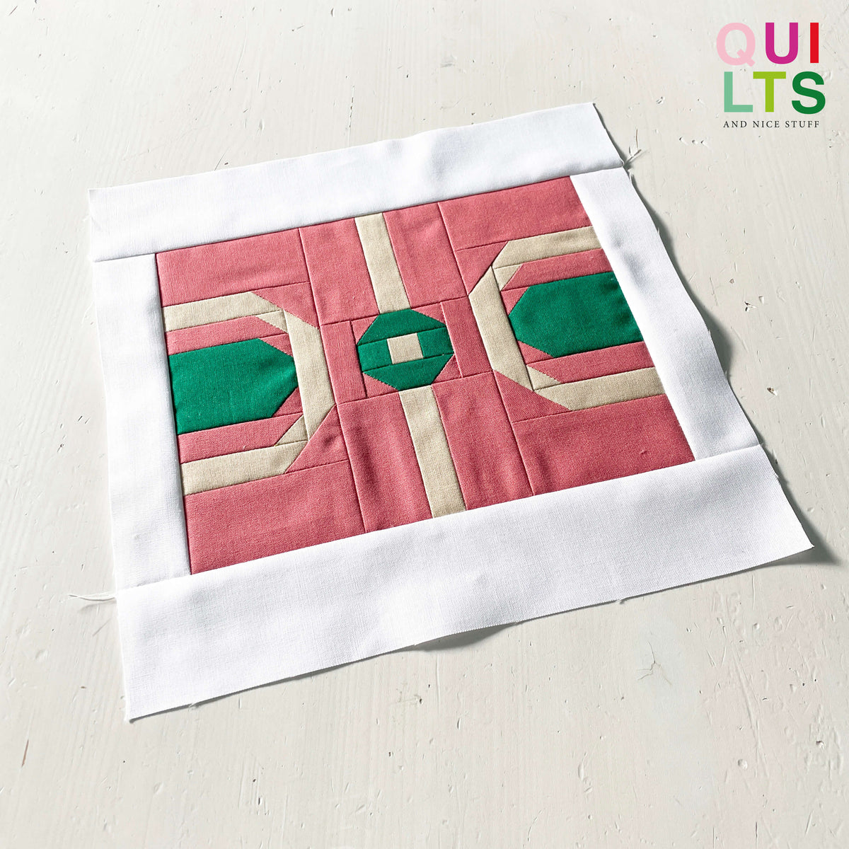 Basketball Court – PDF Quilt Block Anleitung