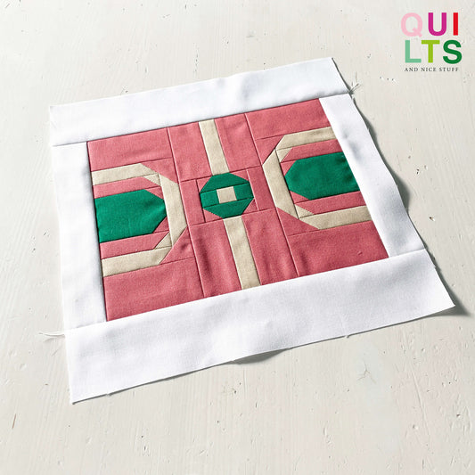 Basketball Court – PDF Quilt Block Pattern