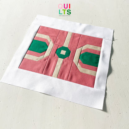 Basketball Court – PDF Quilt Block Pattern
