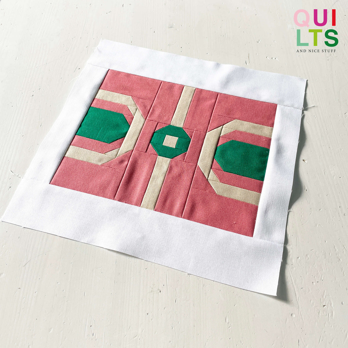 Basketball Court – PDF Quilt Block Anleitung