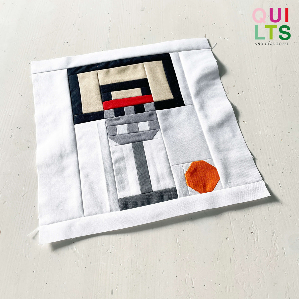 Basketball Hoop 2 – PDF Quilt Block Pattern