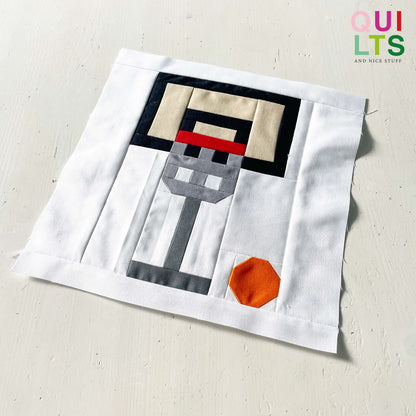 Basketball Hoop 2 – PDF Quilt Block Pattern