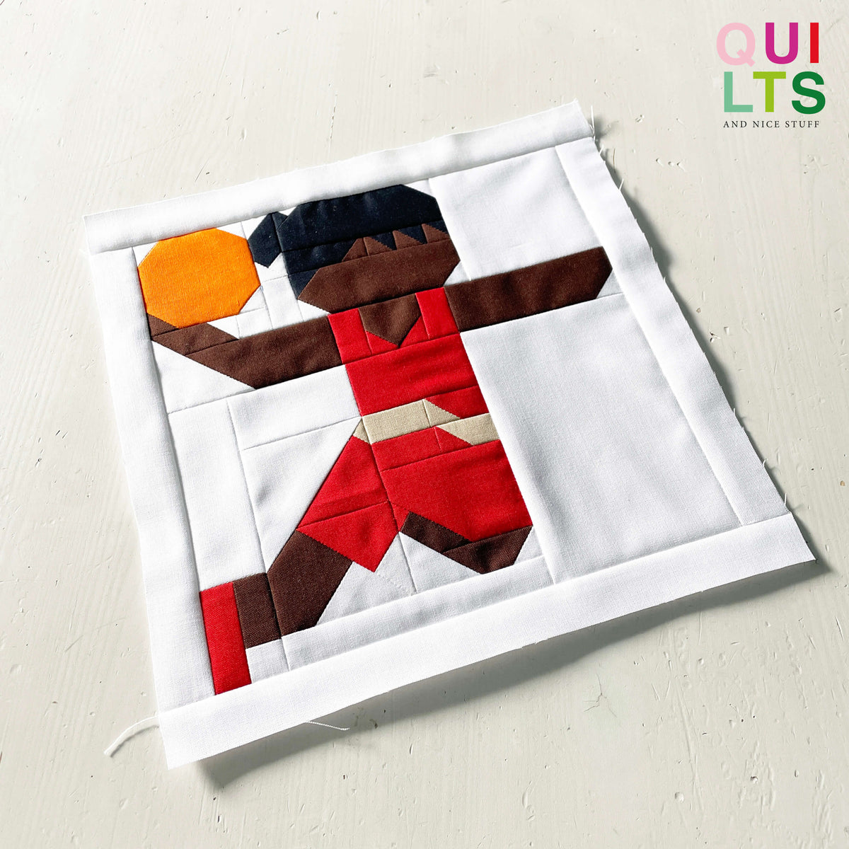 Basketball quilt pattern PDF download