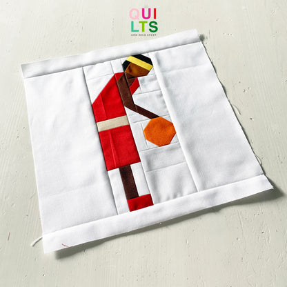 Basketball Player – PDF Quilt Block Pattern