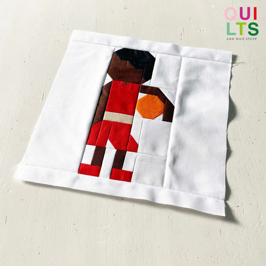 Basketball quilt pattern PDF download
