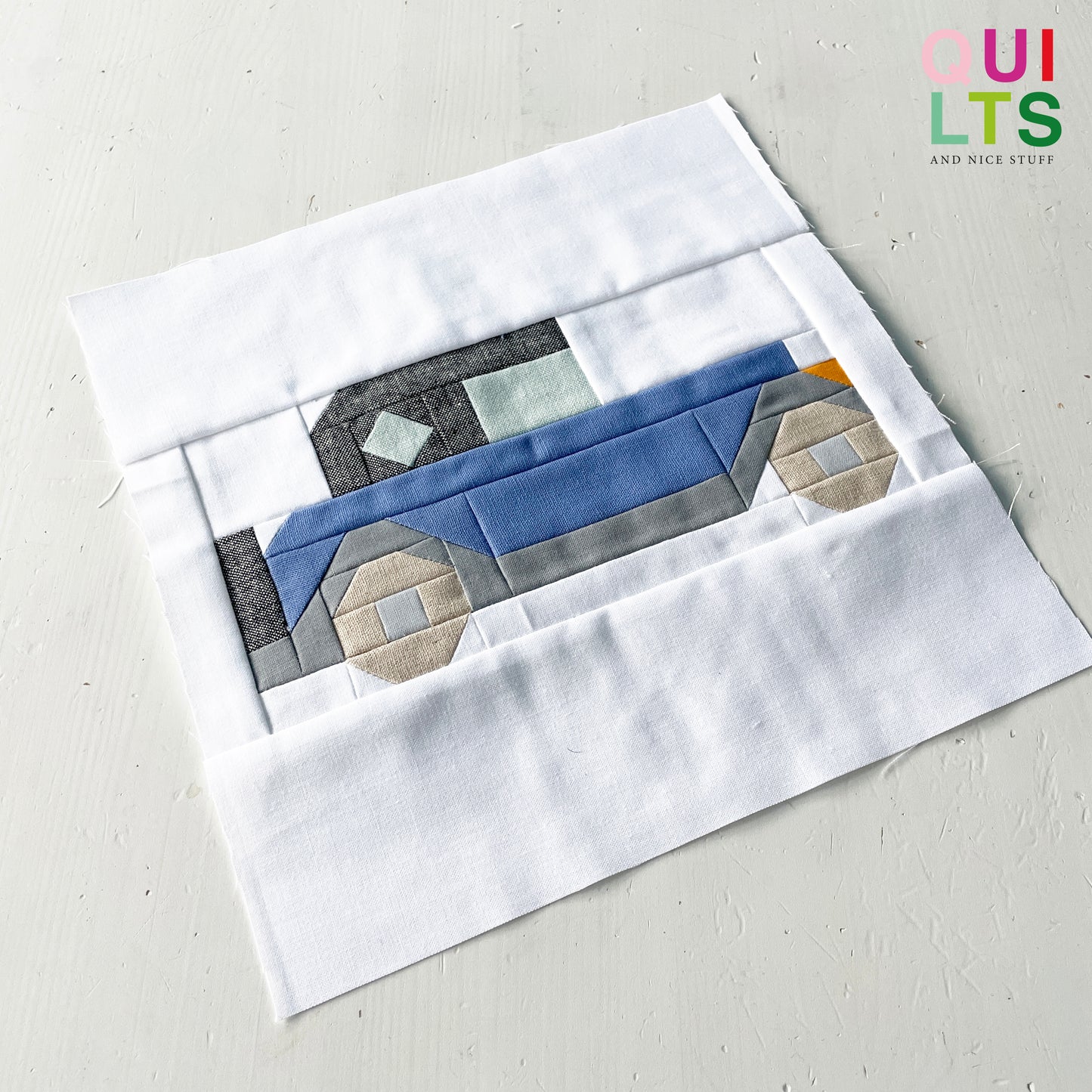 Classic Car 10 – PDF Quilt Block Anleitung
