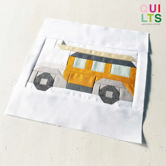 Classic Car 37 – PDF Quilt Block Pattern