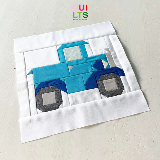 Classic Car 38 – PDF Quilt Block Pattern