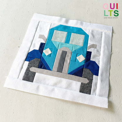 Classic Car 39 – PDF Quilt Block Anleitung