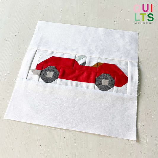 Classic Car 40 PDF Quilt Block Pattern