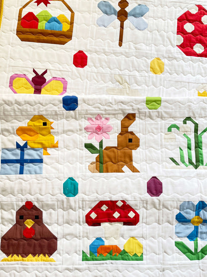 Pflanzensetzlinge – PDF Quilt Block Anleitung