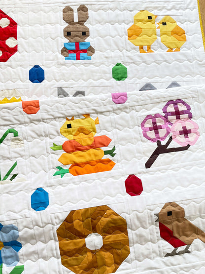 Pflanzensetzlinge – PDF Quilt Block Anleitung