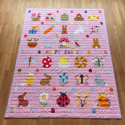 PDF Anleitungspaket – 32 Oster-Quilt Blöcke