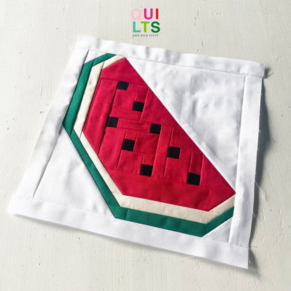 Melone – PDF Quilt Block Anleitung