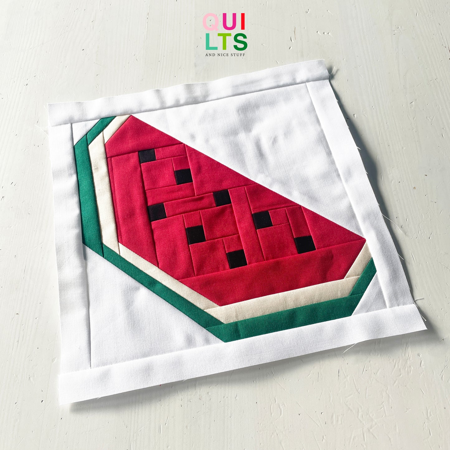 Melone – PDF Quilt Block Anleitung