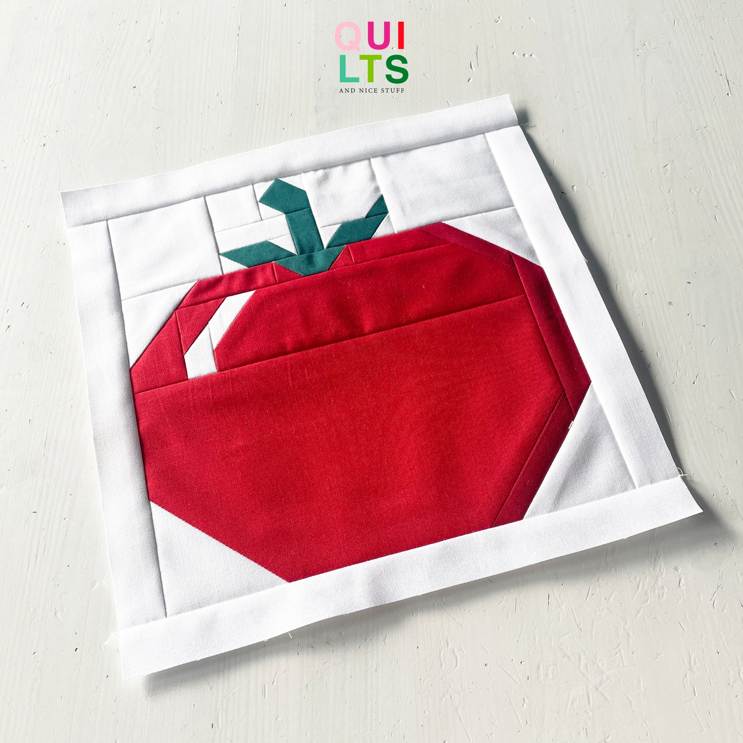Tomate – PDF Quilt Block Anleitung