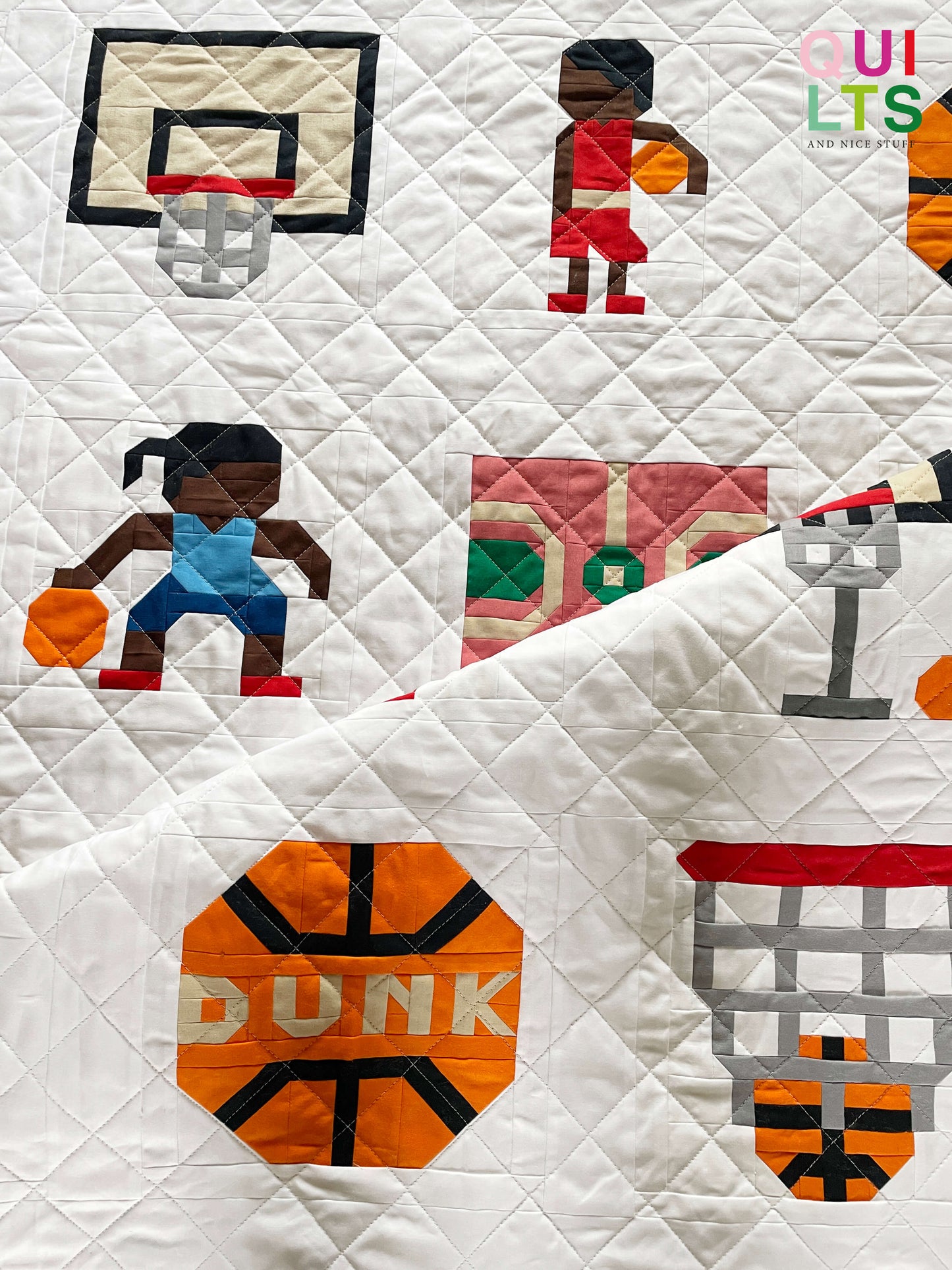 22 Basketball Block Bundle – PDF Pattern – Sport Quilt
