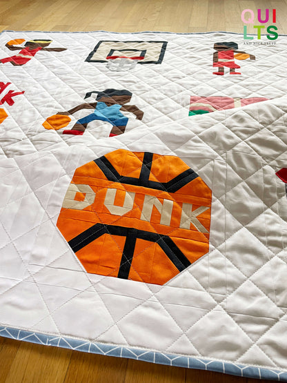 22 Basketball Block Bundle – PDF Pattern – Sport Quilt