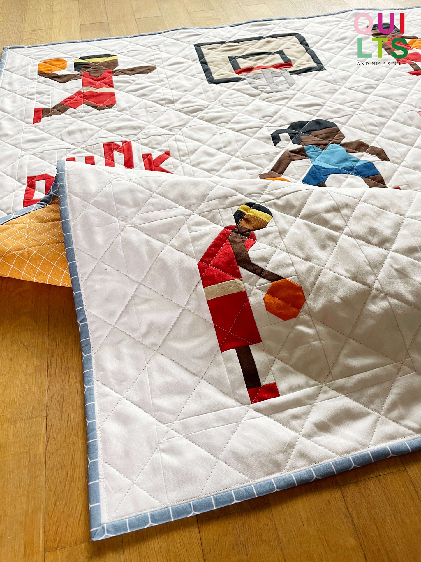 22 Basketball Block Bundle – PDF Pattern – Sport Quilt