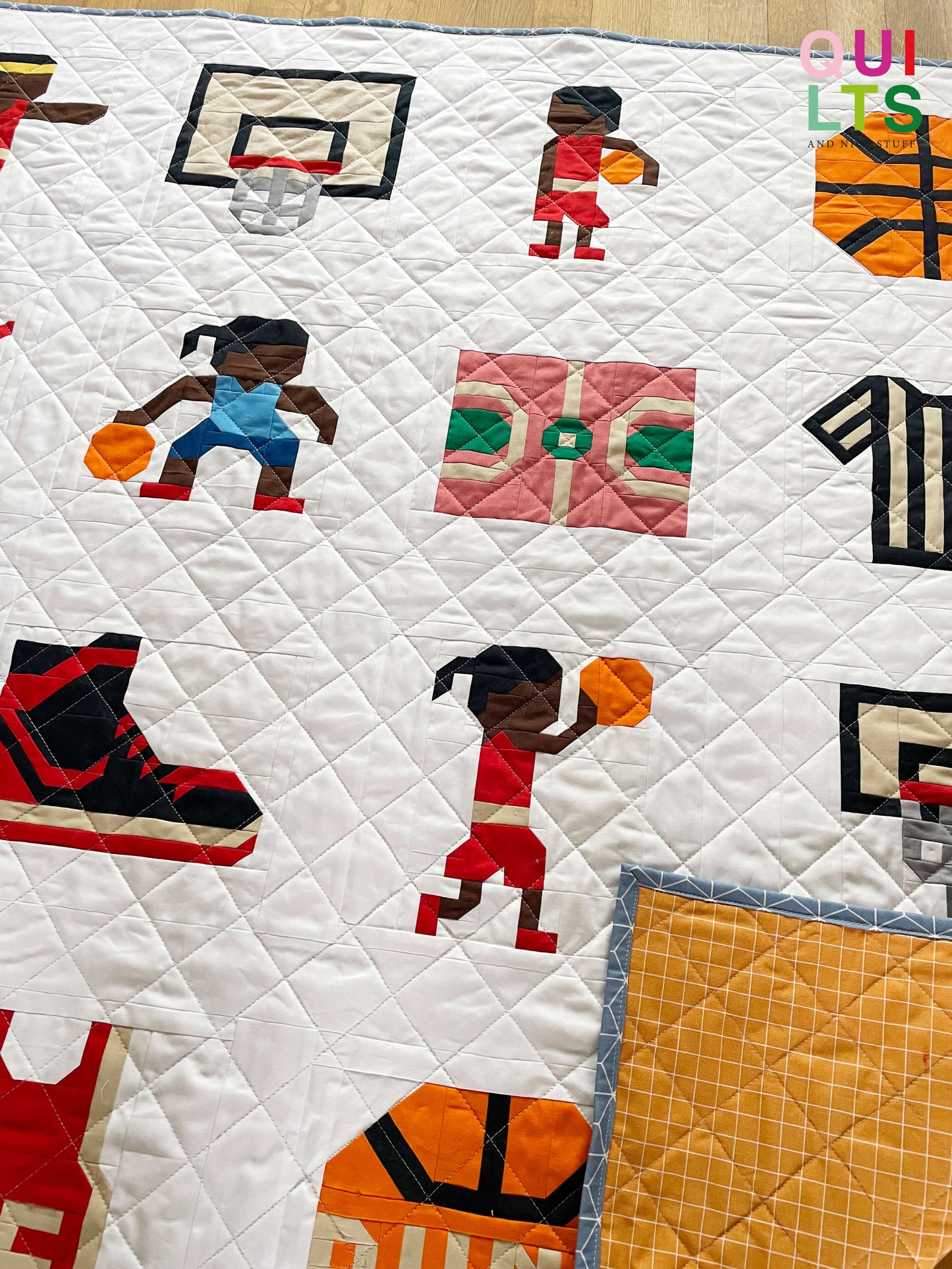 22 Basketball Block Bundle – PDF Pattern – Sport Quilt