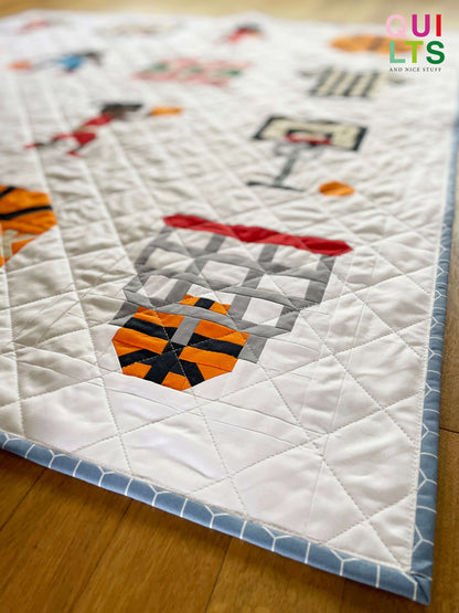 22 Basketball Block Bundle – PDF Pattern – Sport Quilt