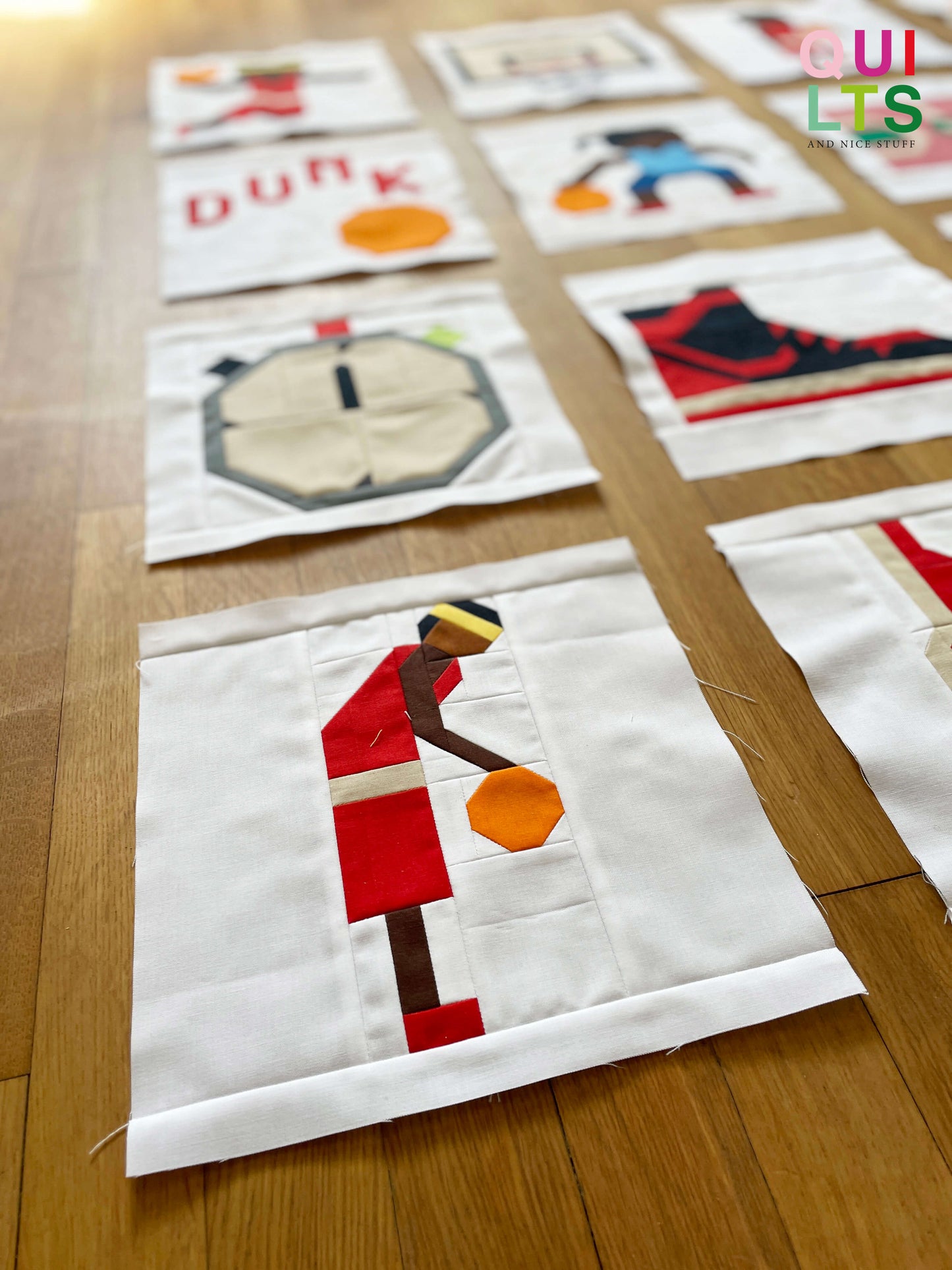 Basketball Player – PDF Quilt Block Pattern