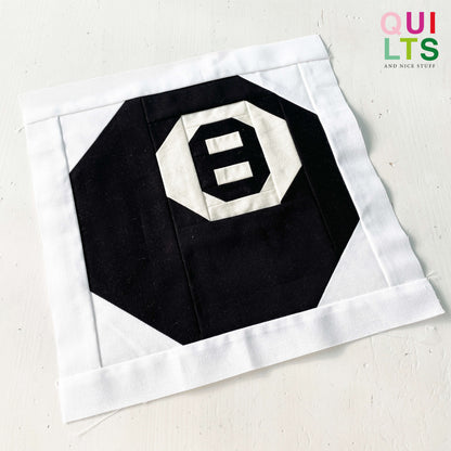 Billardkugel – PDF Quilt Block Anleitung