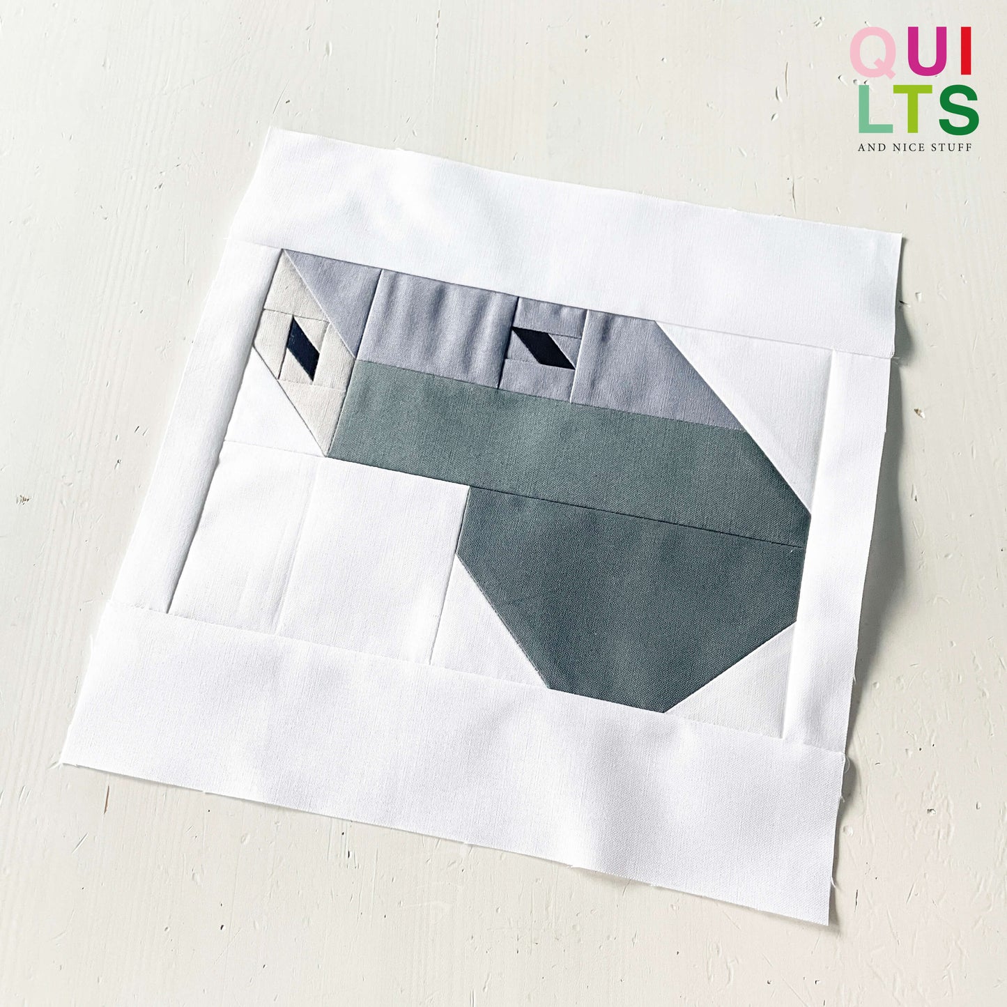 Eishockey Pfeife – PDF Quilt Block Anleitung