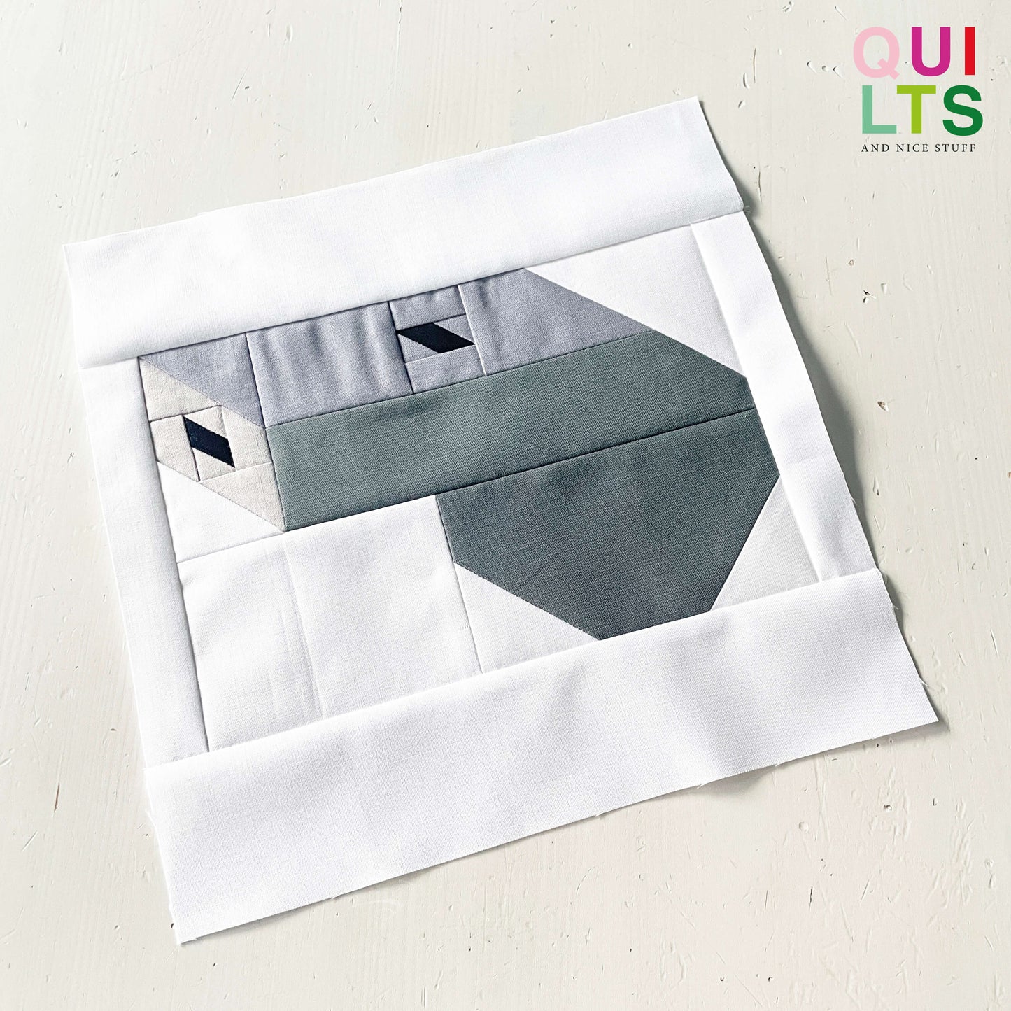 Eishockey Pfeife – PDF Quilt Block Anleitung