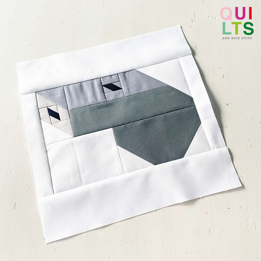 Eishockey Pfeife – PDF Quilt Block Anleitung