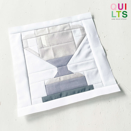 Eishockey Pokal – PDF Quilt Block Anleitung