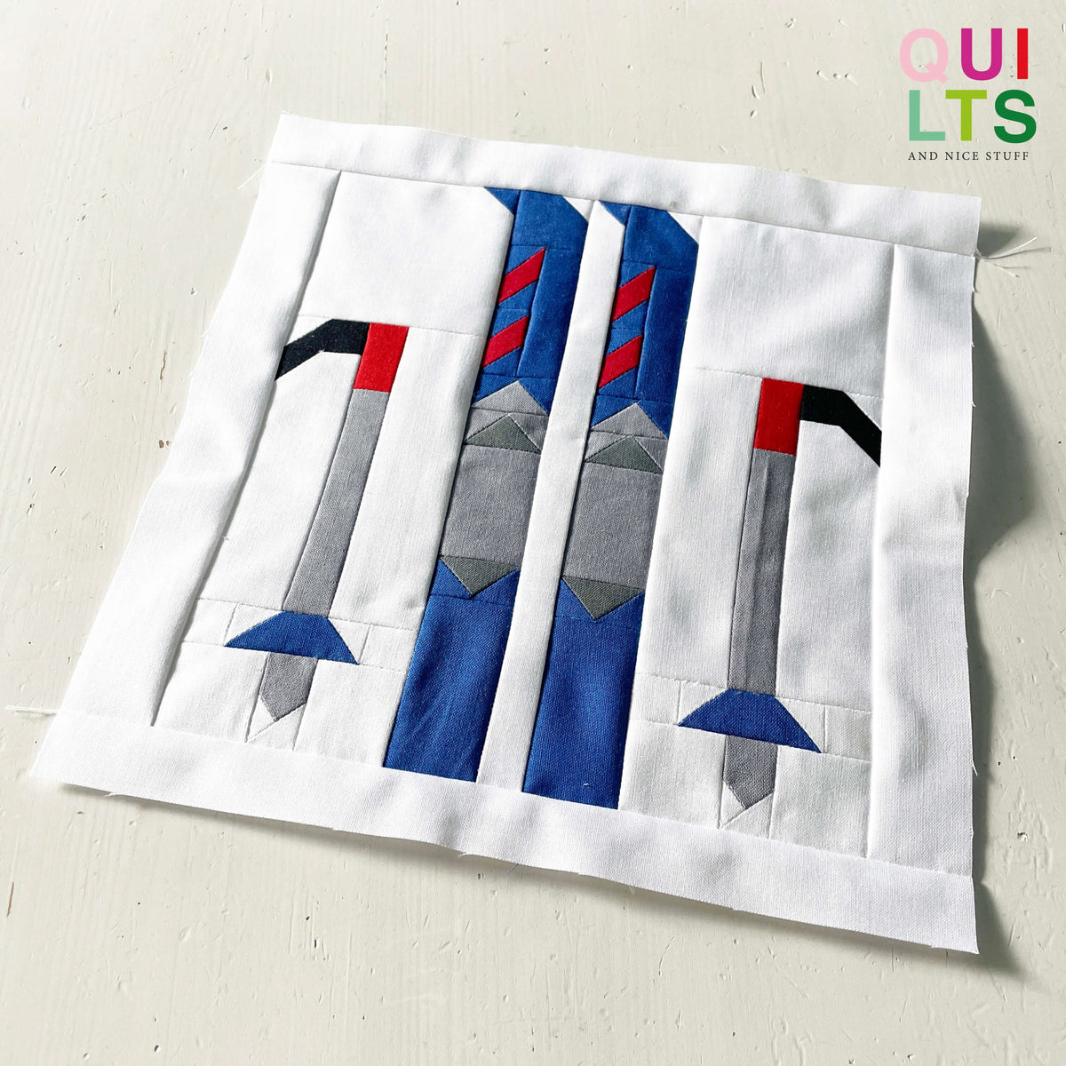 Ski – PDF Quilt Block Anleitung