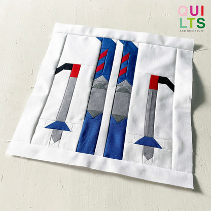 Ski – PDF Quilt Block Anleitung