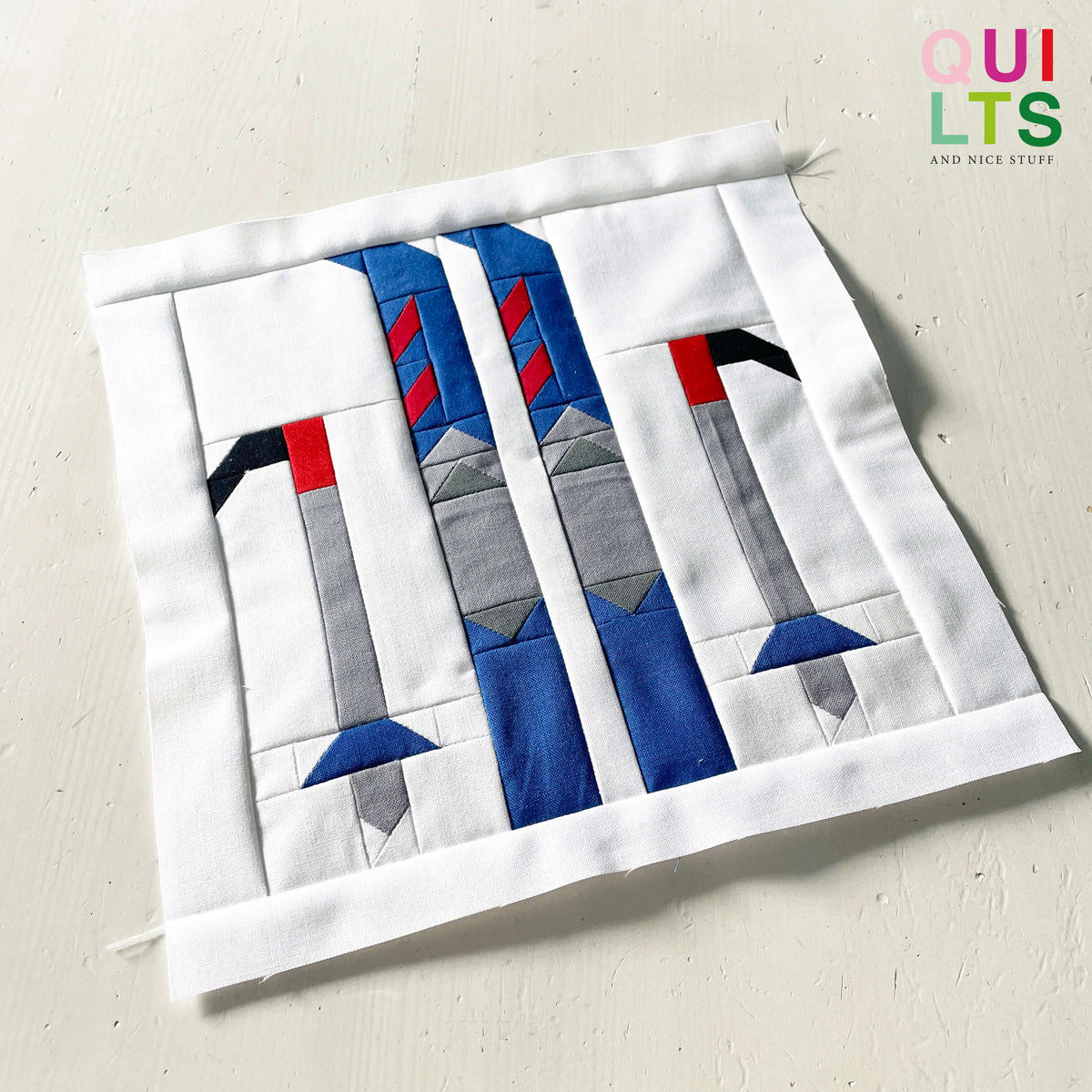 Ski – PDF Quilt Block Anleitung