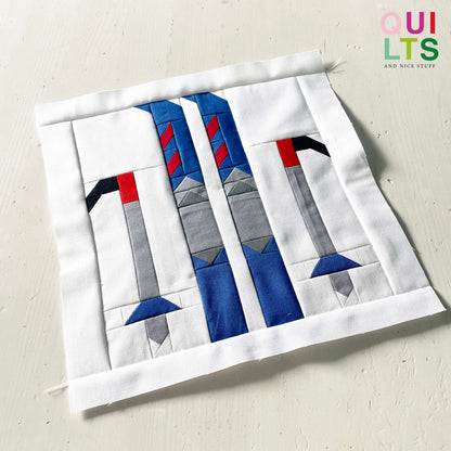 Ski – PDF Quilt Block Anleitung