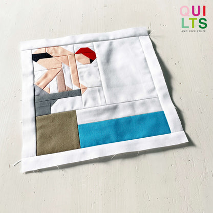 Schwimmer Start – PDF Quilt Block Anleitung