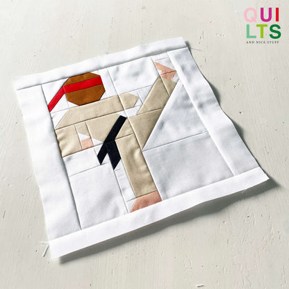 Taekwondo – PDF Quilt Block Pattern