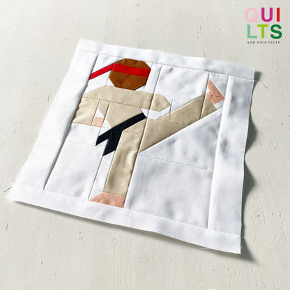 Taekwondo – PDF Quilt Block Pattern
