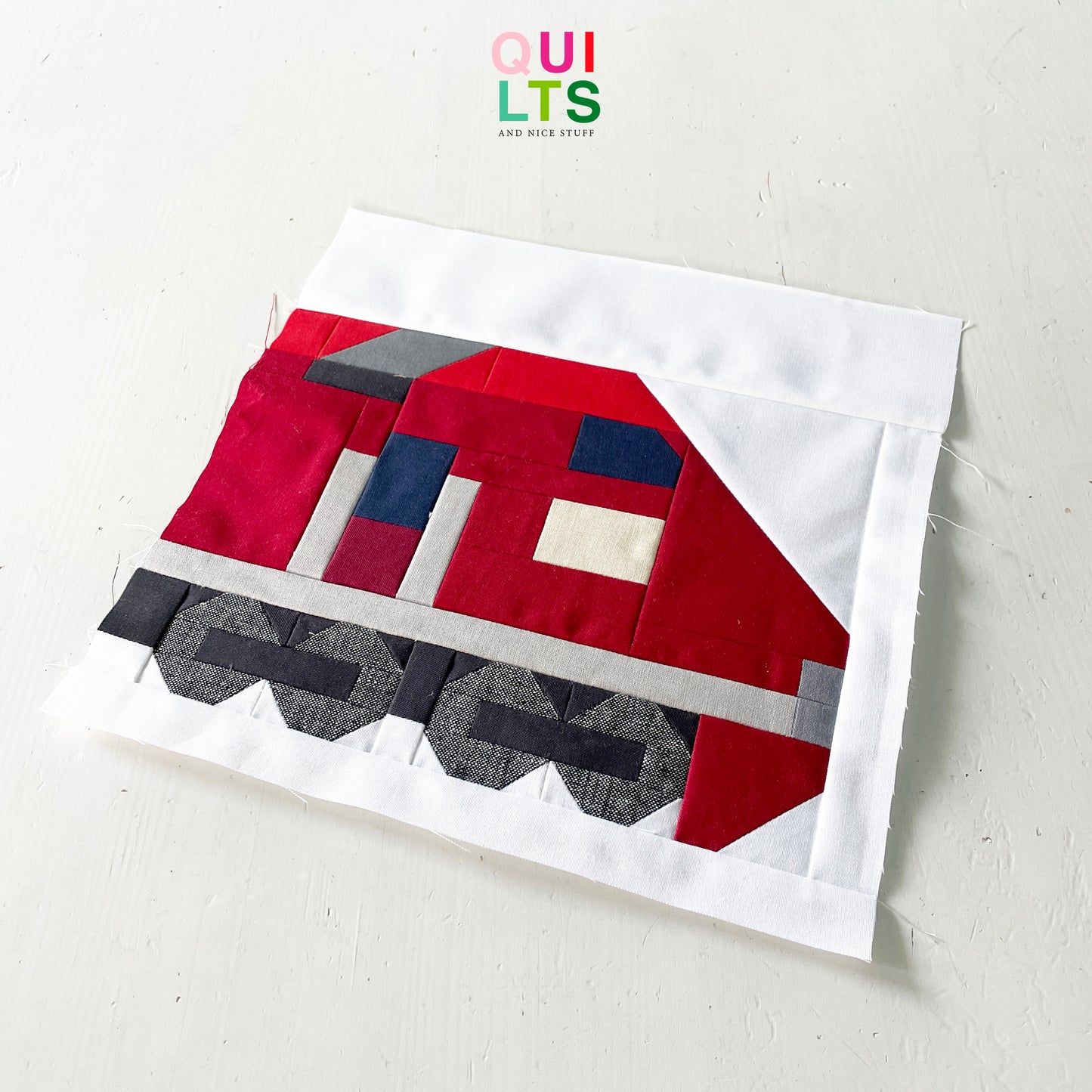 Australische Lokomotive – PDF Quilt Block Anleitung