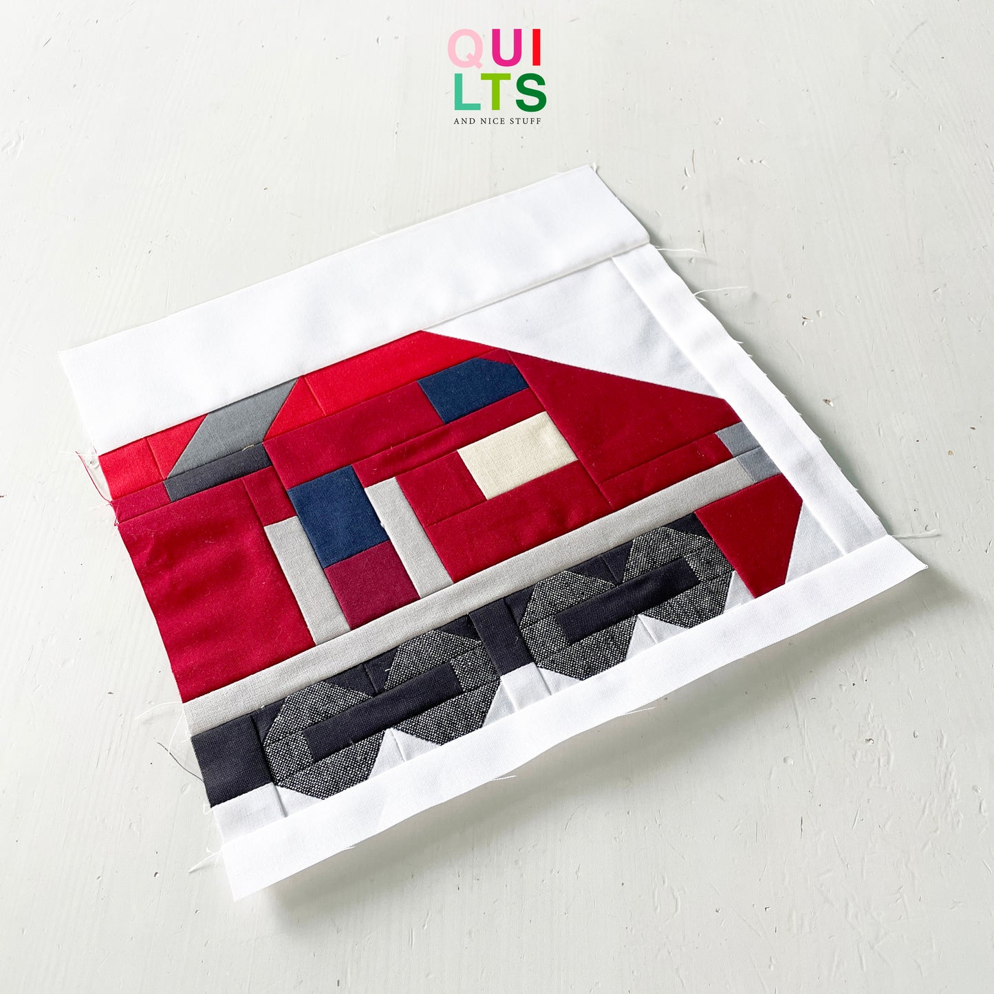 Australische Lokomotive – PDF Quilt Block Anleitung