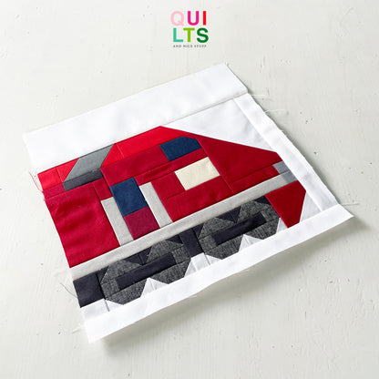 Australische Lokomotive – PDF Quilt Block Anleitung