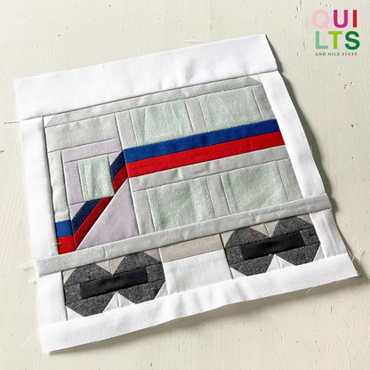 Double-decker Coach – PDF Quilt Block Pattern