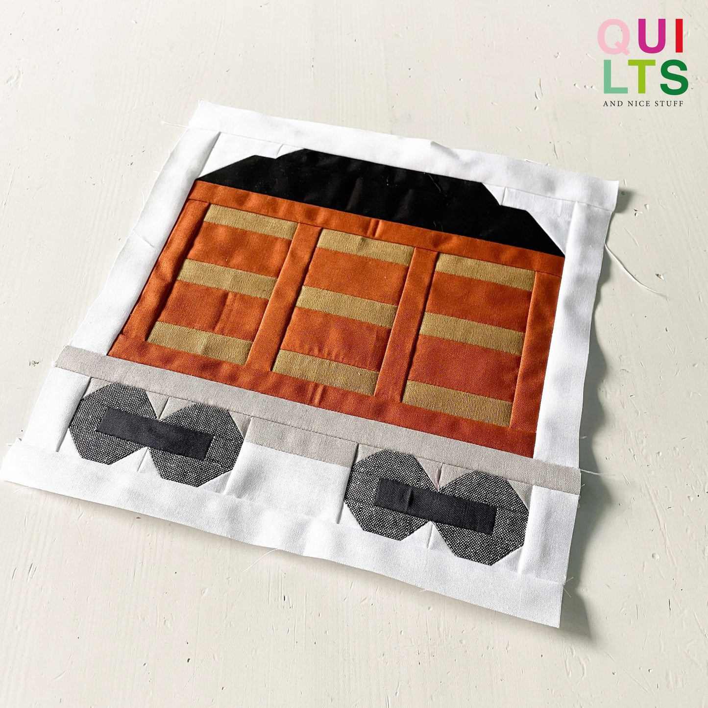 Kohlewaggon – PDF Quilt Block Anleitung