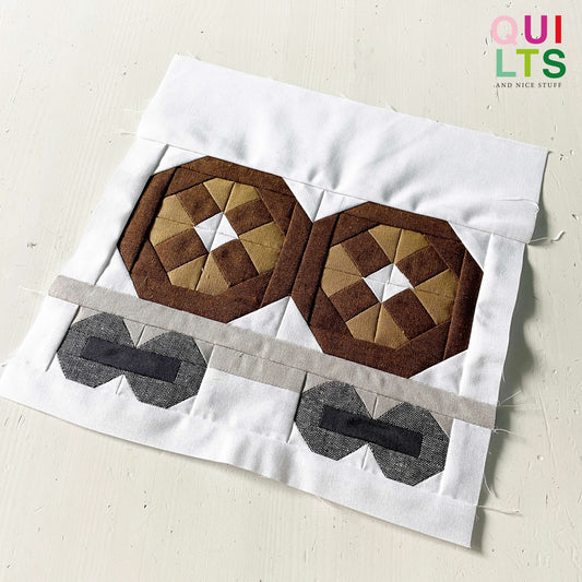 Doppelte Kabeltrommeln – PDF Quilt Block Anleitung