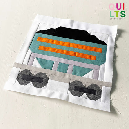 Kieswaggon – PDF Quilt Block Anleitung